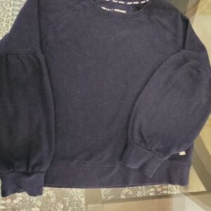 DKNY Women's Dark Blue Crewneck Sweater